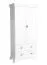 Chambre à coucher - Armoire, Couleur: Pin Blanc - 193 x 88 x 49 cm (H x L x P) Abbildung