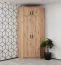Armoire d'angle - Ensemble C Fafe / 4 pièces / Couleur : Chêne Artisan / Noir / Espace de rangement suffisant / Fonction Soft-Close / Penderie