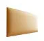 Panneaux rembourrés, lot de 10, couleur : orange, housse : similicuir, dimensions : 50 x 30 cm