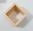 Étagère murale en pin massif naturel Junco 283D | 15 x 15 x 12 cm | Compacte et pratique