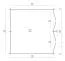 Abri en bois / Abri de jardin en bois de pin, toit à deux versants, Maison en madriers de 40 mm, double porte, rabotée, espaces d'aération entre les planches du mur, surface au sol : 17,47 m², dimensions extérieures : 418 x 418 cm