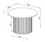 Table d’appoint ronde Annelin 07 | 70 x 70 cm | Finition cachemire | Polyvalente salon & chambre | Design moderne