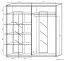200 cm de large Armoire à portes coulissantes avec 2 portes | 10 casiers | tringle à vêtements | Couleur: Chêne Sonoma Abbildung