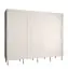 Grande armoire à 10 compartiments Jotunheimen 107, couleur : blanc - dimensions : 208 x 250,5 x 62 cm (h x l x p)