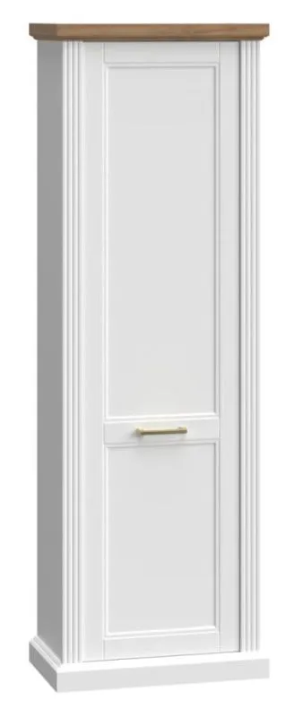Armoire de vestiaire, Couleur: Blanc / Noix - 193 x 65 x 38 cm (H x L x P) Abbildung
