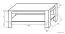 Table basse Vanimo 12, couleur : chêne - Dimensions : 115 x 60 x 48 cm (L x P x H)