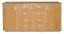 Commode Kebumen 02, couleur : aulne - Dimensions : 78 x 150 x 39 cm (H x L x P)