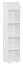 Étagère chambre bébé Maipu 03 | Blanc | 173 x 40 x 30 cm | Design moderne et rangement spacieux