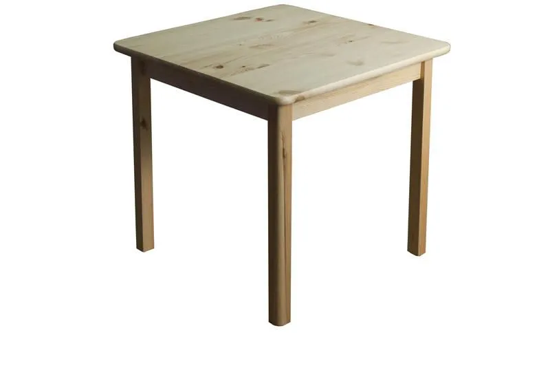 Table en bois 80 x 80 cm massif Abbildung