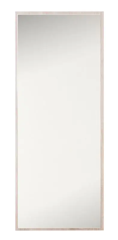 Miroir Paseh 12, couleur : Chêne de Sonoma - Dimensions : 92 x 37 x 2 cm (H x L x P)