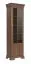 Vitrine Sentis 17, Couleur : Brun foncé - 193 x 58 x 40 cm (h x l x p)