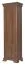 Bureau - Armoire étroite, Couleur: Brun foncé - 193 x 58 x 40 cm (H x L x P) Abbildung