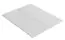 Plaque de sol pour lit double, en 2 parties, Couleur : Blanc - Dimensions : 82,20 x 201 cm (l x L)