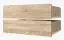 Tiroirs pour penderie, lot de 2, couleur : Chêne de Sonoma - pour armoires de 120 - 200 cm de large