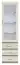Vitrine Pamulang 01, couleur : Chêne de Sonoma - Dimensions : 200 x 52 x 40 cm (H x L x P)
