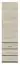 Armoire Pamulang 15, couleur : Chêne de Sonoma - Dimensions : 200 x 52 x 40 cm (H x L x P)