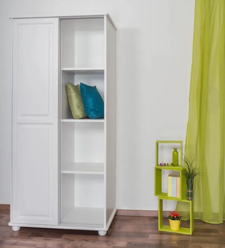 Armoire massif Blanc 195x92x59 cm Abbildung