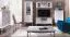 Vitrine Bignona 05, Couleur : Blanc pin - 158 x 125 x 42 cm (H x L x P)