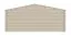 Abri de jardin Wiesenlust 03, Surface : 16 m², 34 mm Maison en madriers, naturel, avec 1 porte double et 2 fenêtres simples, Toit à deux versants