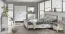 Miroir mural Panduros 14 | Pin blanc et chêne brun | 59 x 85 x 10 cm | Design moderne et gain de place