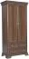 Armoire à portes battantes / Penderie Sentis 15, Couleur : Brun foncé - 193 x 88 x 49 cm (h x l x p)