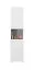 Armoire pour chambre ado Lede 05 | Gris & Blanc | 190 x 45 x 40 cm | Design moderne et pratique