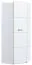 Chambre d'adolescent -Armoire d'angle, Couleur: Frêne / Blanc - Dimensions: 188 x 71 x 71 cm (H x L x P) Abbildung
