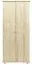 Armoire de vestiaire Bois massif - Dimensions 195 x 84 x 59 cm (H x L x P) Abbildung