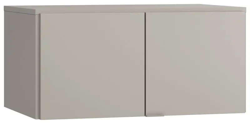 Attache pour armoire à deux portes Bentos 13, couleur : gris - Dimensions : 45 x 93 x 57 cm (H x L x P)