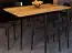 Table de salle à manger Rolleston 06 chêne sauvage massif huilé - Dimensions : 200 x 90 cm (l x p)