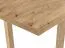 Table de salle à manger à ralonge Temerin 36, Chêne artisan, 135-175 x 80 cm, construction particulièrement stable et précise, chants ABS, style moderne, montage rapide