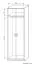 Armoire à portes battantes / penderie Sepatan 17, couleur : aulne - Dimensions : 192 x 60 x 58 cm (H x L x P)