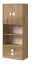 Armoire chambre ado Garian 05 | Chêne et blanc | 191 x 80 x 40 cm | Design moderne et rangements pratiques