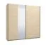 Armoire / Design simple / Couleur : Chêne light Port / 1 porte miroir / 2 tringles à vêtements / Dimensions : 220 x 61 x 217,5 cm / Chants ABS / 2 compartiments