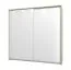 Cadre pour armoire / Armoire à portes coulissantes / Couleur : Chêne light Port / Dimensions : 230 x 18,5 x 221 cm