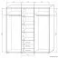 Armoire à portes coulissantes / armoire Rabaul 41, couleur : chêne sonoma clair / chêne sonoma foncé - Dimensions : 210 x 160 x 60 cm (H x L x P)