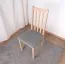 Chaise de salle à manger SIGULDA couleur chêne, rembourrage gris, mousse T-25 de qualité supérieure, bois de hêtre massif, aspect classique, matériaux de qualité supérieure