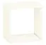 Étagère murale Greeley 18 blanche | Design contemporain | 30 x 30 x 20 cm | Parfait pour chambre d’ado