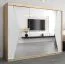 250 cm de large Armoire avec 10 casiers et 3 portes | Couleur: Chêne Sonoma / Blanc Abbildung