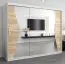250 cm de large Armoire avec 10 casiers et 3 portes | Couleur: Chêne Sonoma / Blanc Abbildung