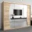 250 cm de large Armoire avec 3 portes | 10 casiers | Couleur: Chêne Sonoma Abbildung