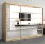 250 cm de large Armoire avec 10 casiers et 3 portes | Couleur: Chêne Sonoma Abbildung