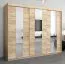 Grande 250 cm de large Armoire avec 3 portes | 10 casiers | Couleur: Chêne Sonoma Abbildung