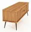 Commode Rolleston 09 en bois massif de cœur de hêtre huilé | 57 x 144 x 46 cm | Design naturel et raffiné