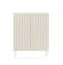 Salon - Ensemble A Goulette / 3 pièces / Couleur : Cachemire / Face rainurée / Système « push-to-open » / Bords de protection en ABS / 1 meuble TV / 2 commodes