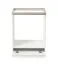 Meuble bas pour appareils encastrables Kunja, Couleur : Blanc / Blanc brillant, Dimensions : 82 x 60 x 55 cm