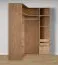 Ensemble d'armoires pour dressing - Ensemble A Aarwangen / Couleur : Chêne piccini / Finitions modernes / Dimensions : 160 x 55 x 234 cm / Configurable individuellement / Pour chambre à coucher