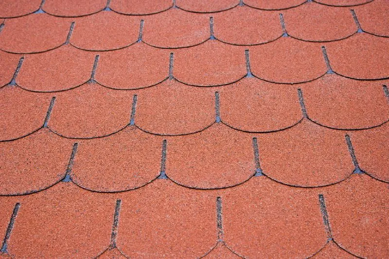Bardeaux de toiture queue de castor - couleur : rouge, 3 m2