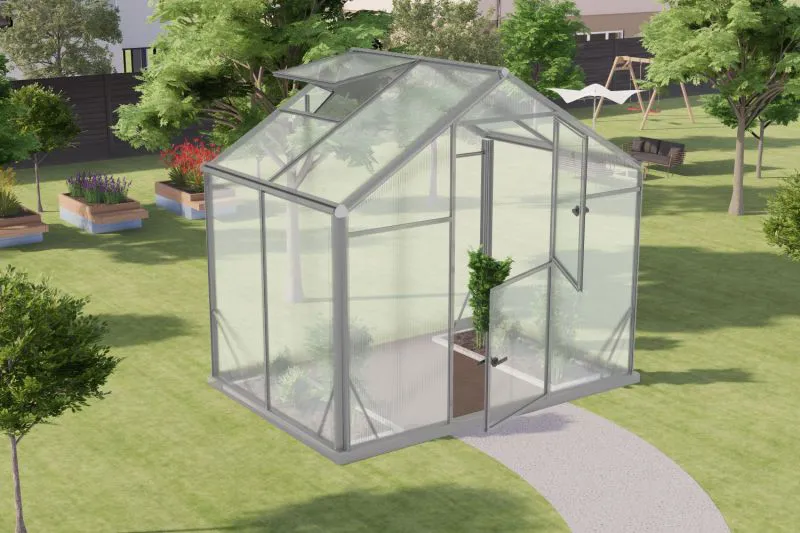 Serre Chicoree L3, HKP 6 mm, Surface au sol : 3,10 m² - Dimensions : 150 x 220 cm (L x l)