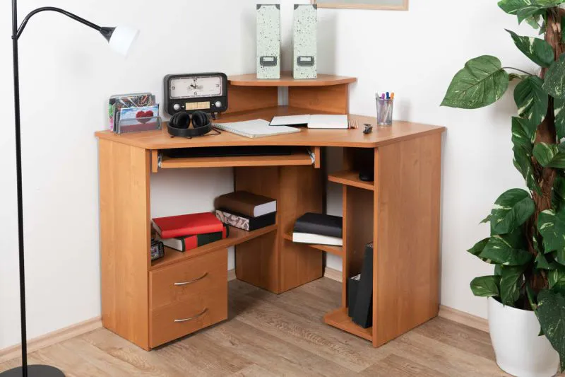Bureau Banjaran 29, couleur : aulne - dimensions : 91 x 103 cm (h x l)